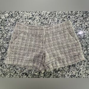 The Limited Textured Knit Shorts - Brown and Cream